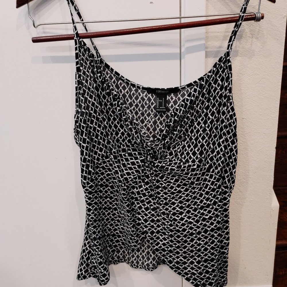 Black and White summer top